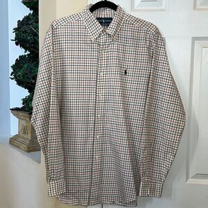 Ralph Lauren classic fit button-down long sleeved  shirt Men’s Large
